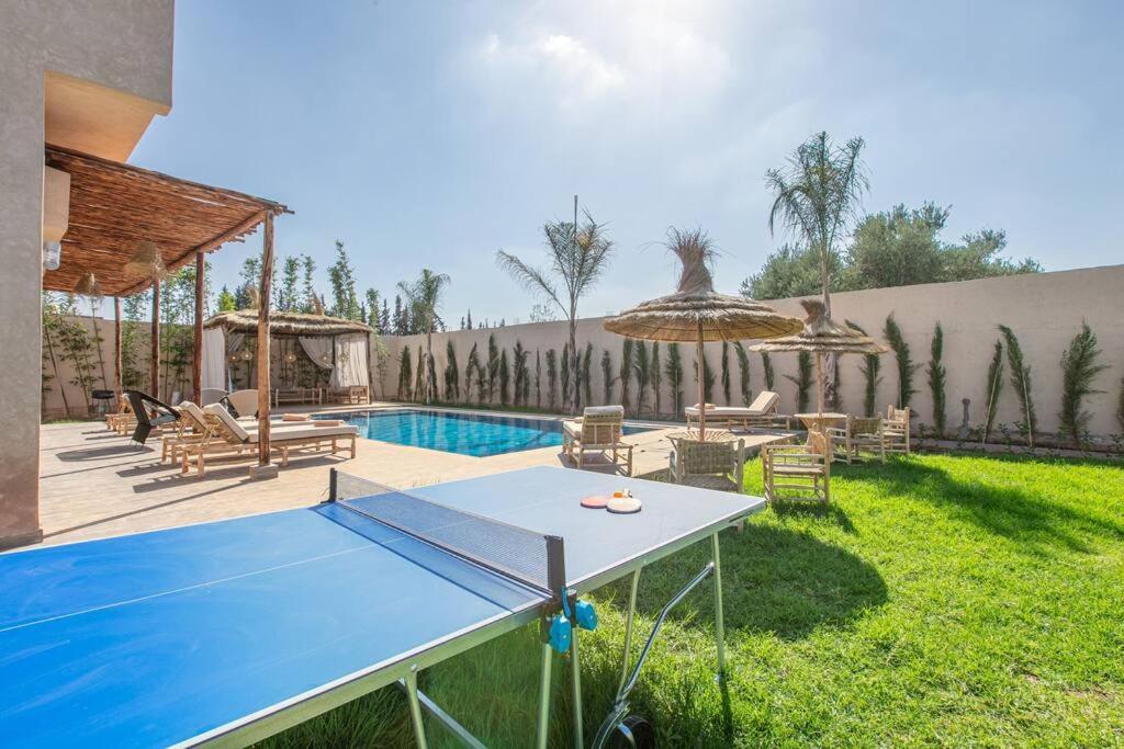 Villa Leila,Piscine , Grand Jardin, Jeux , Cuisiniere Marrakesch Exterior foto